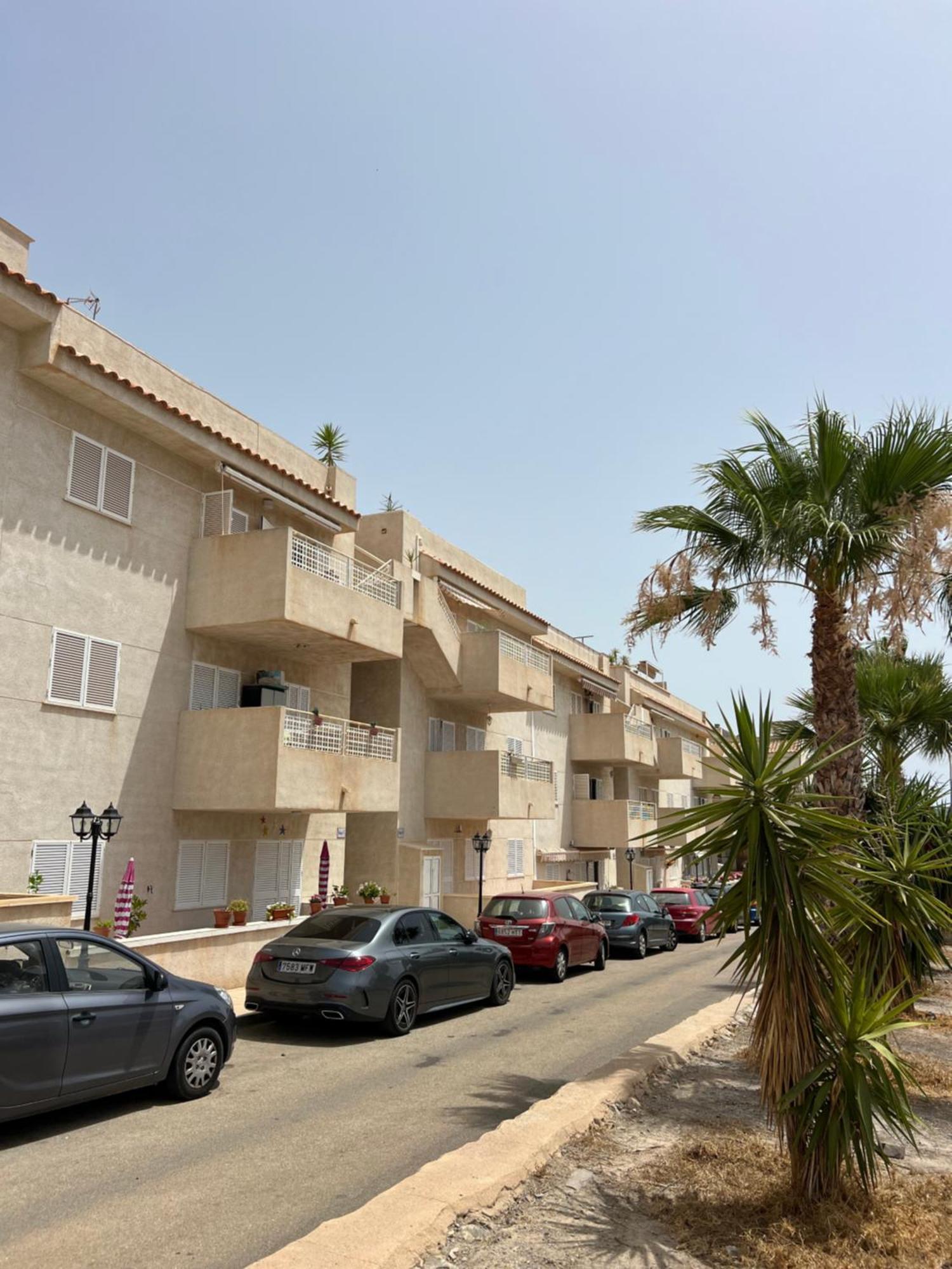 Piso Con Ac, Piscina Y Pista De Padel Y Tenis En Águilas Exterior foto