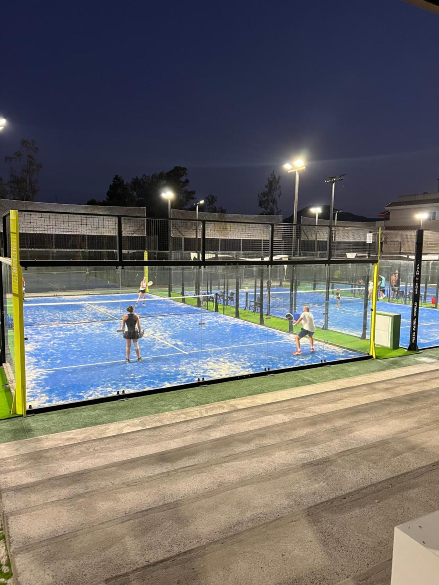 Piso Con Ac, Piscina Y Pista De Padel Y Tenis En Águilas Exterior foto
